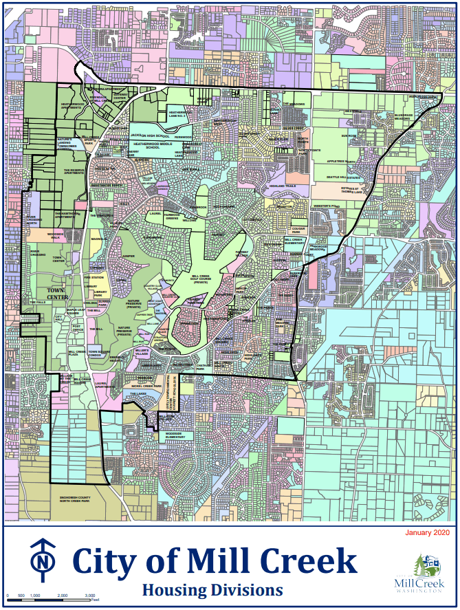 Mill A Washington Map Explore Mill Creek - Mill Creek Chamber Of Commerce